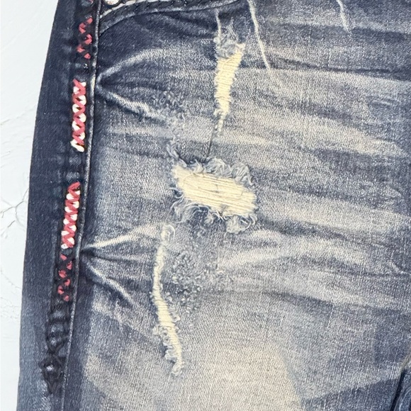 Rock Revival Collector’s Edition #445/825 Carmine Ultra High Rise Skinny Jeans - Picture 10 of 16